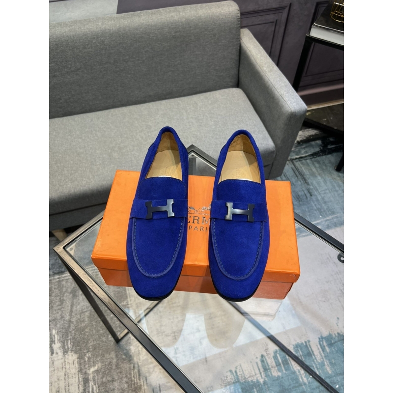 H**mes leather shoes